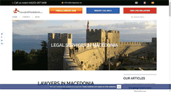 Desktop Screenshot of lawyersmacedonia.com